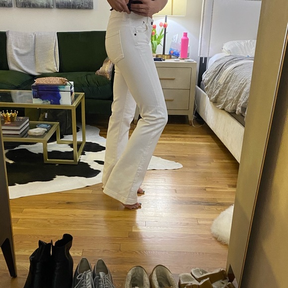 Citizens of Humanity High Rise Wide Leg White Jean - Picture 7 of 8